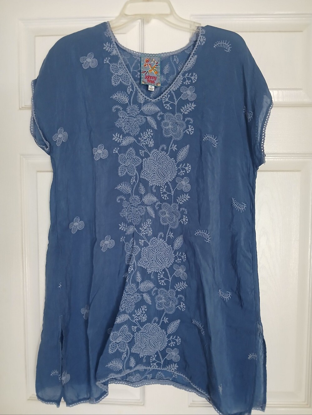 Johnny Was Blouse Top In Medium - Picture 2 of 4